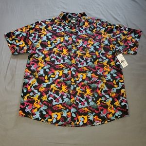 LRG Multicolored Button Button Down